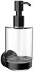 Дозатор для жидкого мыла Emco Round (черный) (4321 133 00)