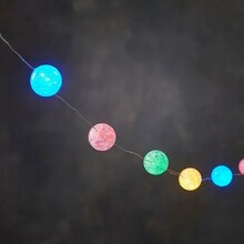 Гирлянда мерцающая Luca Lighting Жемчужины, 6 м, мультицветной (8718861488814)