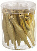 Набор елочных игрушек Jumi Сосулька, 9.5 см, 18 шт. (золотой) (5900410690684)