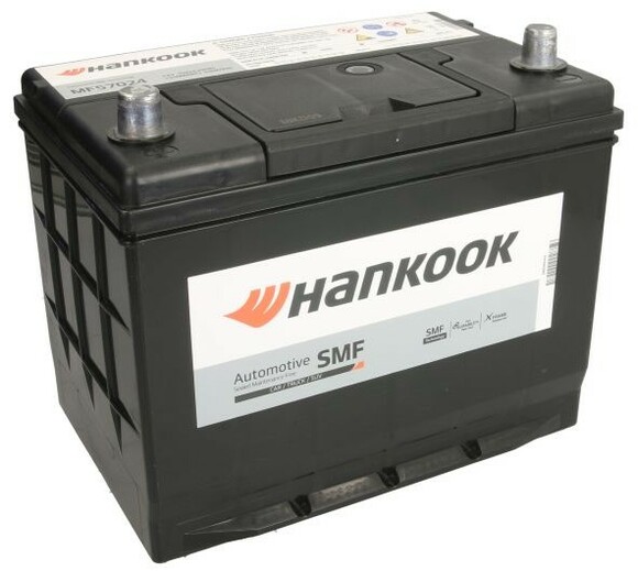 Автомобільний акумулятор Hankook MF57024 фото 2