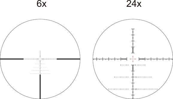 Прицел оптический Vector Optics Sentinel 6-24x50, illum. FFP, 30 мм (SCFF-57) изображение 13