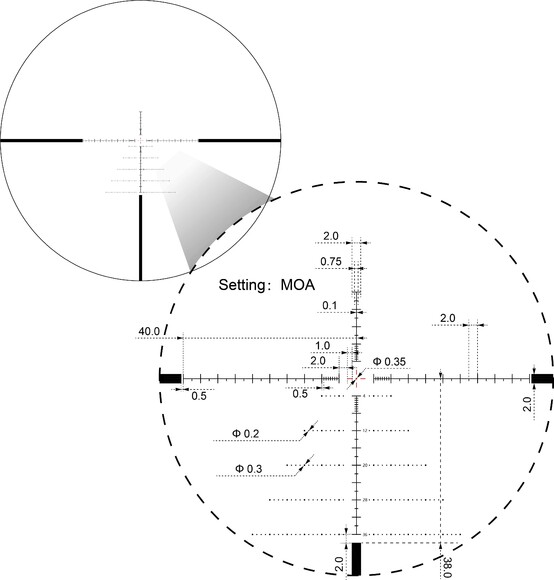 Прицел оптический Vector Optics Sentinel 6-24x50, illum. FFP, 30 мм (SCFF-57) изображение 12