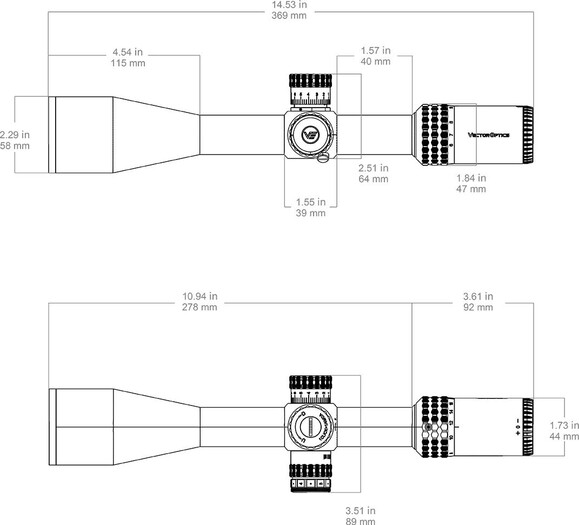 Прицел оптический Vector Optics Sentinel 6-24x50, illum. FFP, 30 мм (SCFF-57) изображение 11