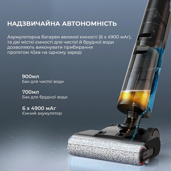 Пилосос Dreame Wet and Dry Vacuum H13 Pro (HHR27C) фото 13