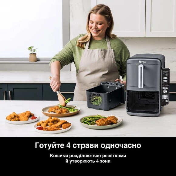 Мультипіч Ninja Double Stack XL 2-Level Air Fryer 9.5 л (SL400EU) фото 20