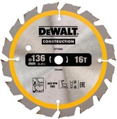 Диск пильный DeWALT 136х10мм 16 зубов (быстрый рез для DW935,DW936) (DT1946)