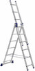 Алюминиевая трехсекционная лестница Техпром H3 5306 3х6