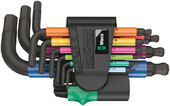 Набір Г-образних ключів Wera, BlackLaser 950/9 Hex-Plus Multicolour 2 (5133164001)