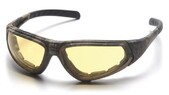 Защитные очки Pyramex XSG Ballistic Amber Anti-Fog желтые в камуфляжной оправе (2ХСГ-К30)