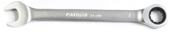 Ключ комбінований Patron тріскачковий 21мм P-75721