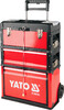 Yato 3-секции на 2-х колесах с выдвижной ручкой (YT-09102)