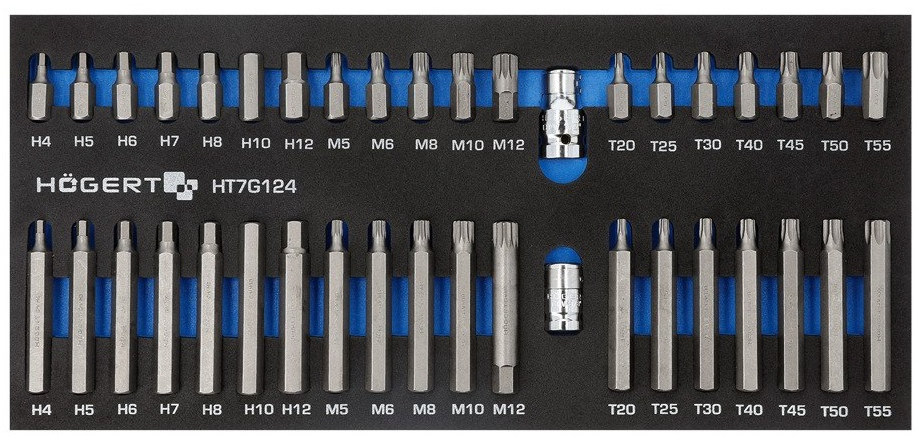 

Набор бит HOEGERT 40 (HT7G124)