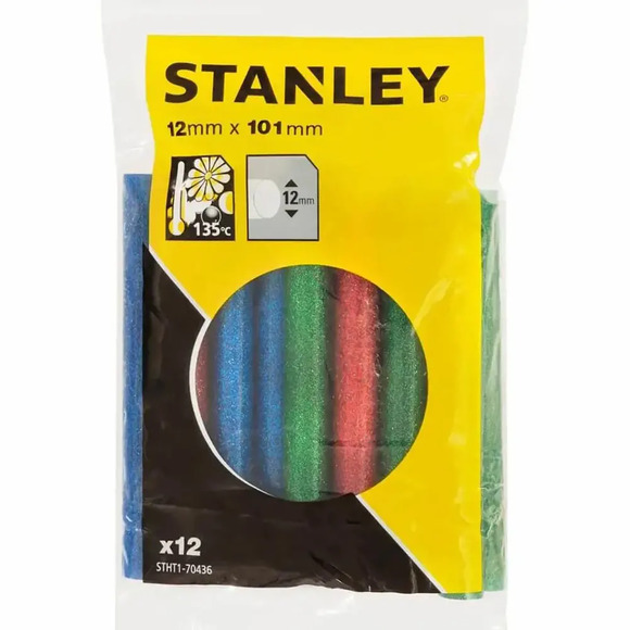 Термоклей низькотемпературний Stanley трьох кольорів (STHT1-70436)