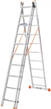 Лестница алюминиевая трехсекционная BLUETOOLS 3x10 (160-9310)