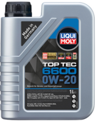 НС-синтетическое моторное масло LIQUI MOLY Top Tec 6600 0W-20, 1 л (21410)