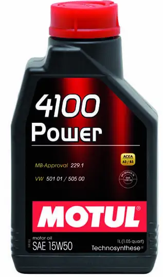 

Моторное масло Motul 4100 Power, 15W50 1 л (102773)