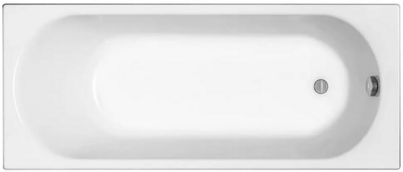 Ванна прямоугольная KOLO OPAL PLUS 160х70 см, с душевой системой CENTRUM LX, без ножек (XWP136000N+T-10260LX) изображение 2