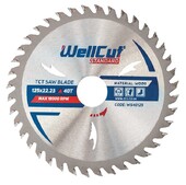 Пильный диск WellCut Standard 40Т, 125x22.23 мм (WS40125)