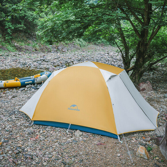 Трехместная палатка Naturehike CNK2300ZP024 (желтый) (6976023923661) изображение 3