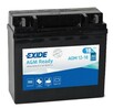 Аккумулятор EXIDE AGM12-18, 18Ah/250A