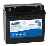 Аккумулятор EXIDE AGM12-18, 18Ah/250A
