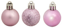 Набір ялинкових іграшок House of Seasons H&S, 3 см, 30 шт. (рожевий) (8720362101604)