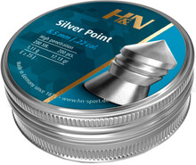 Кулі пневматичні H&N Silver Point 5.5 мм 1.11 г, 200 шт (1453.02.89)
