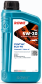 Моторное масло ROWE HighTec Synt HC Eco-Fo SAE 5W-20, 1 л (20206-0010-99)