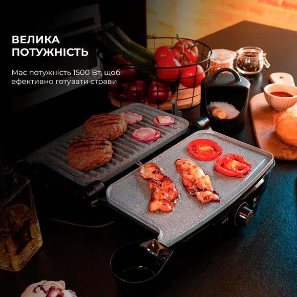 Электрогриль Cecotec Rock'nGrill 1500 Stone Ceramic Mix&Grill (CCTC-03194) изображение 11