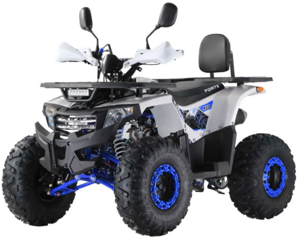 Квадроцикл Forte ATV125F (бело-синий) (124598)