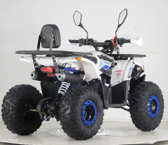 Квадроцикл Forte ATV125F (бело-синий) (124598) изображение 3