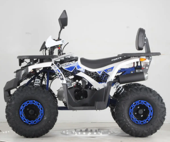 Квадроцикл Forte ATV125F (бело-синий) (124598) изображение 6