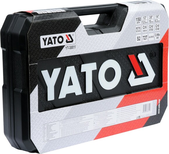 Набор торцевых головок Yato YT-38811 изображение 5