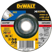 Круг шлифовальный DeWALT XR INOX 125х3х22.23 мм по металлу (DT99581)