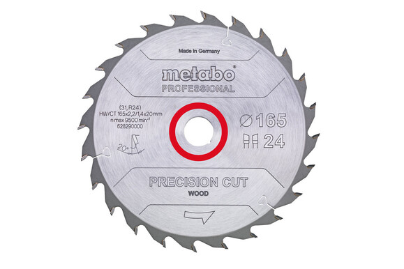 Пильный диск Metabo 160x20, HW/CT 24 WZ (628031000)