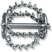 Цепная насадка 4 цепи с шипами и кольцом Rothenberger 22 мм, D гол.=75 мм (7_2286)