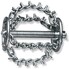 Ланцюгова насадка 4 ланцюга з шипами і кільцем Rothenberger 22 мм, D гол.=75 мм (7_2286)