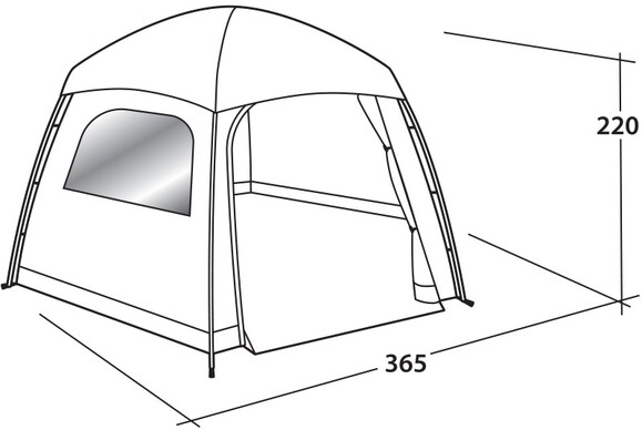 Намет Easy Camp Moonlight Yurt Grey (120382) (928894) фото 9