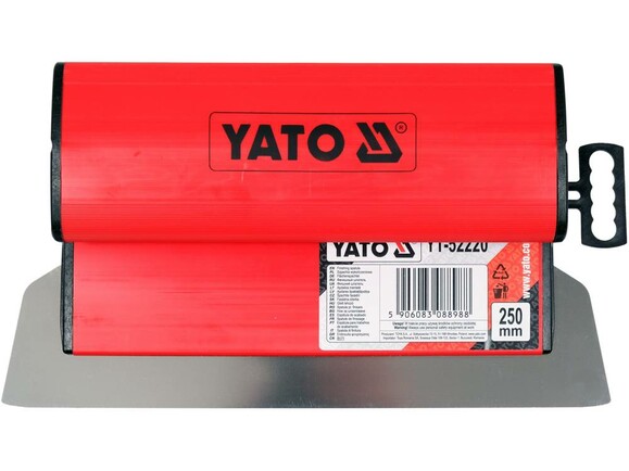 Шпатель Yato для фінішної шпаклівки 250 мм зі змінним лезом (YT-52220) фото 2