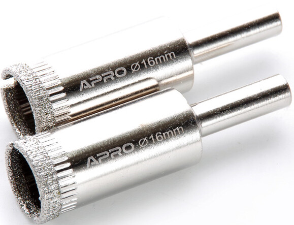 Алмазное сверло трубчатое APRO 16 мм, 2 шт (830318) изображение 3