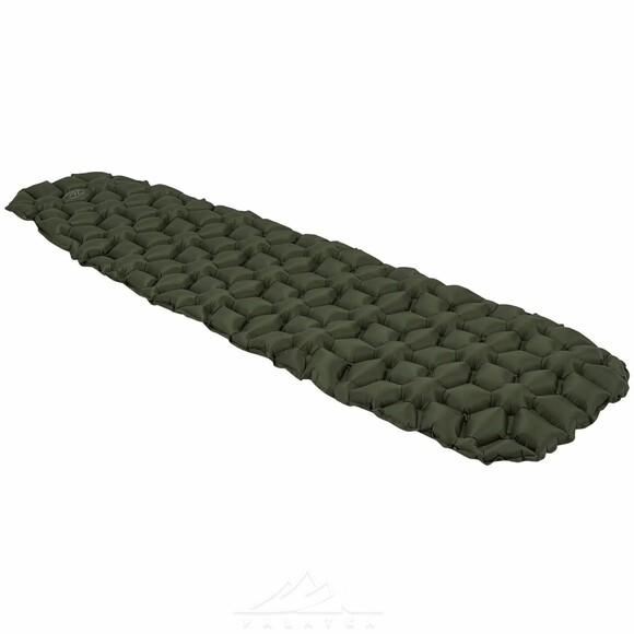 Коврик надувной Highlander Nap-Pak Inflatable Sleeping Mat Olive (AIR071) изображение 2