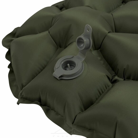 Коврик надувной Highlander Nap-Pak Inflatable Sleeping Mat Olive (AIR071) изображение 6