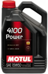 Моторное масло Motul 4100 Power, 15W50 4 л (100271)