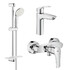 Набір змішувачів для душу Grohe Eurosmart New M-Size 3 в 1 (UA123244M0)