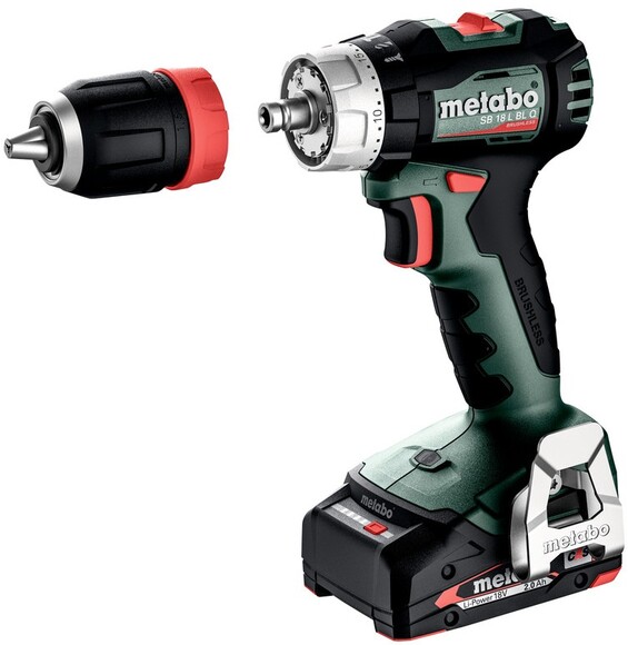 Аккумуляторная ударная дрель-шуруповерт Metabo SB 18 L BL Q (613158840) (без АКБ и ЗУ) изображение 2