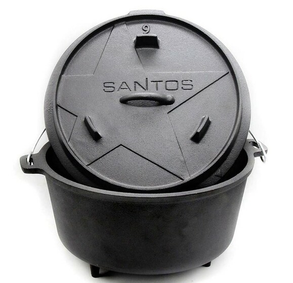 Голландская печь казан сковорода SANTOS, 8.5 л с ножками (897108) изображение 2
