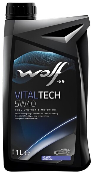 Моторное масло WOLF VITALTECH 5W-40, 1 л (8311093)