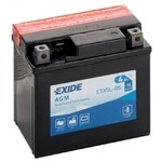 Аккумулятор EXIDE ETX5L-BS Exide, 4Ah/70A