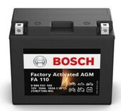 Мото аккумулятор Bosch 6СТ-10 Аз (0 986 FA1 100)