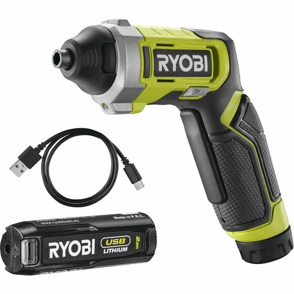 Отвертка аккумуляторная Ryobi RSD4-120T (5133006210) изображение 2